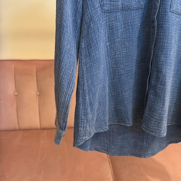 Blue Denim‎ Button-Up Shirt nwt - Picture 2 of 7